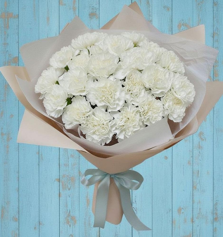 Букет цветов из: Гвоздики в Ивангороде