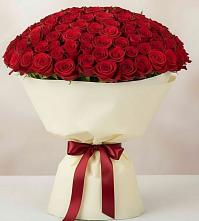 Букет 101 Красная роза Милано в Ивангороде