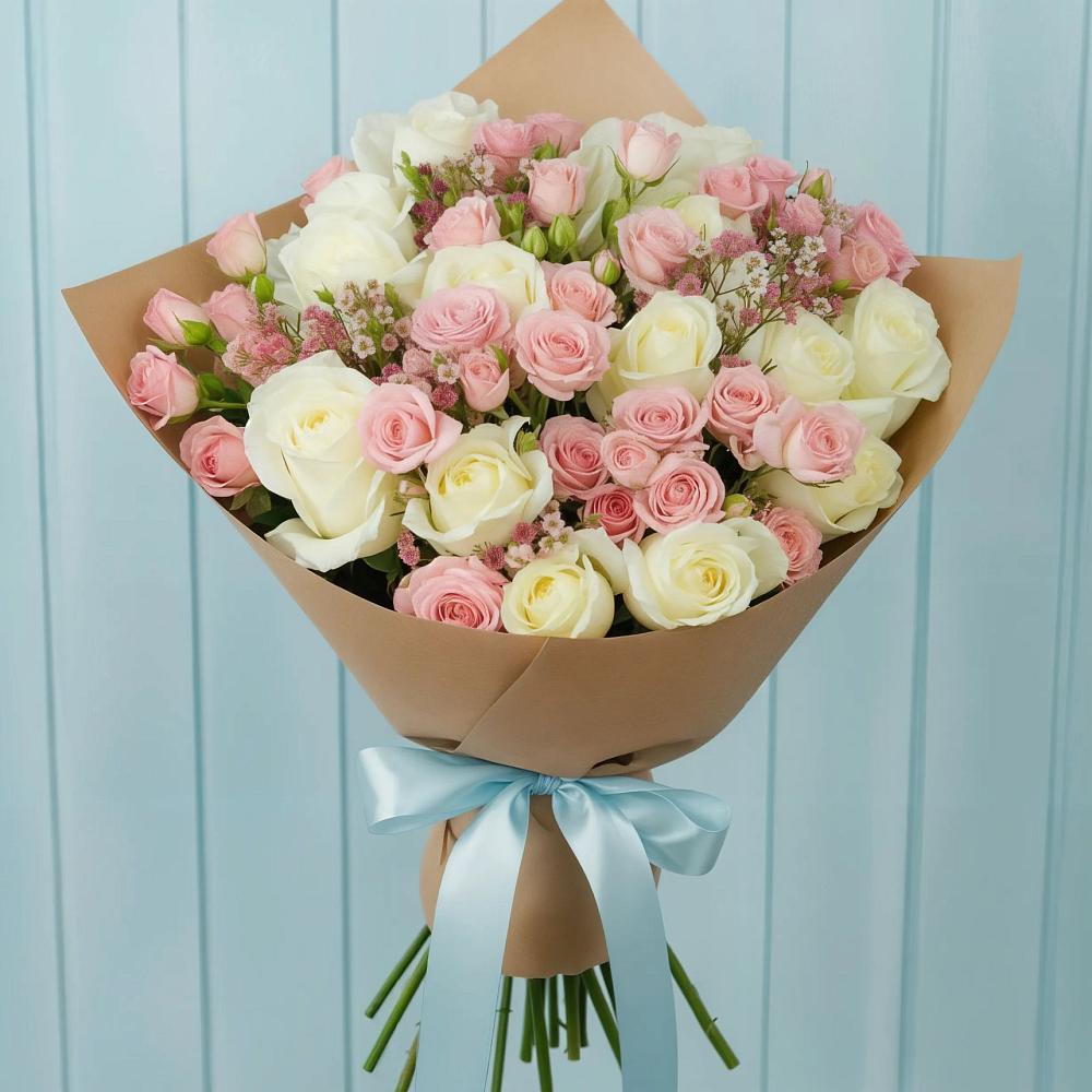 Букет цветов из: Розы в Ивангороде