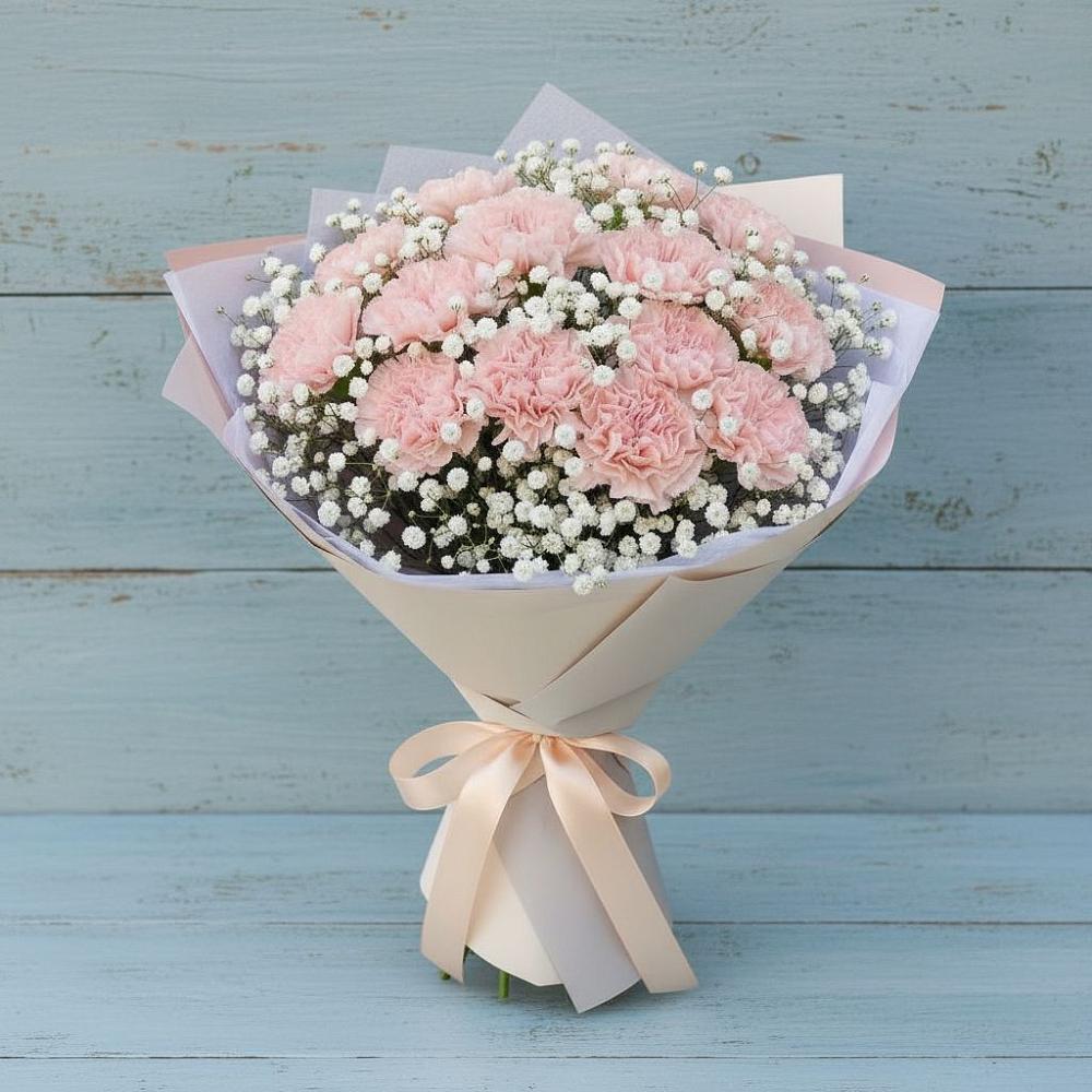 Букет цветов из: Гвоздики в Ивангороде