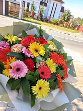 Букет цветов из:  Герберы #REPLACE_PRED# Ивангороде