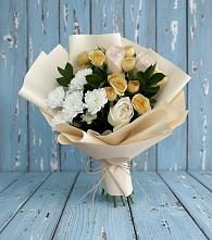 Букет цветов из:  Розы и Хризантемы #REPLACE_PRED# Ивангороде