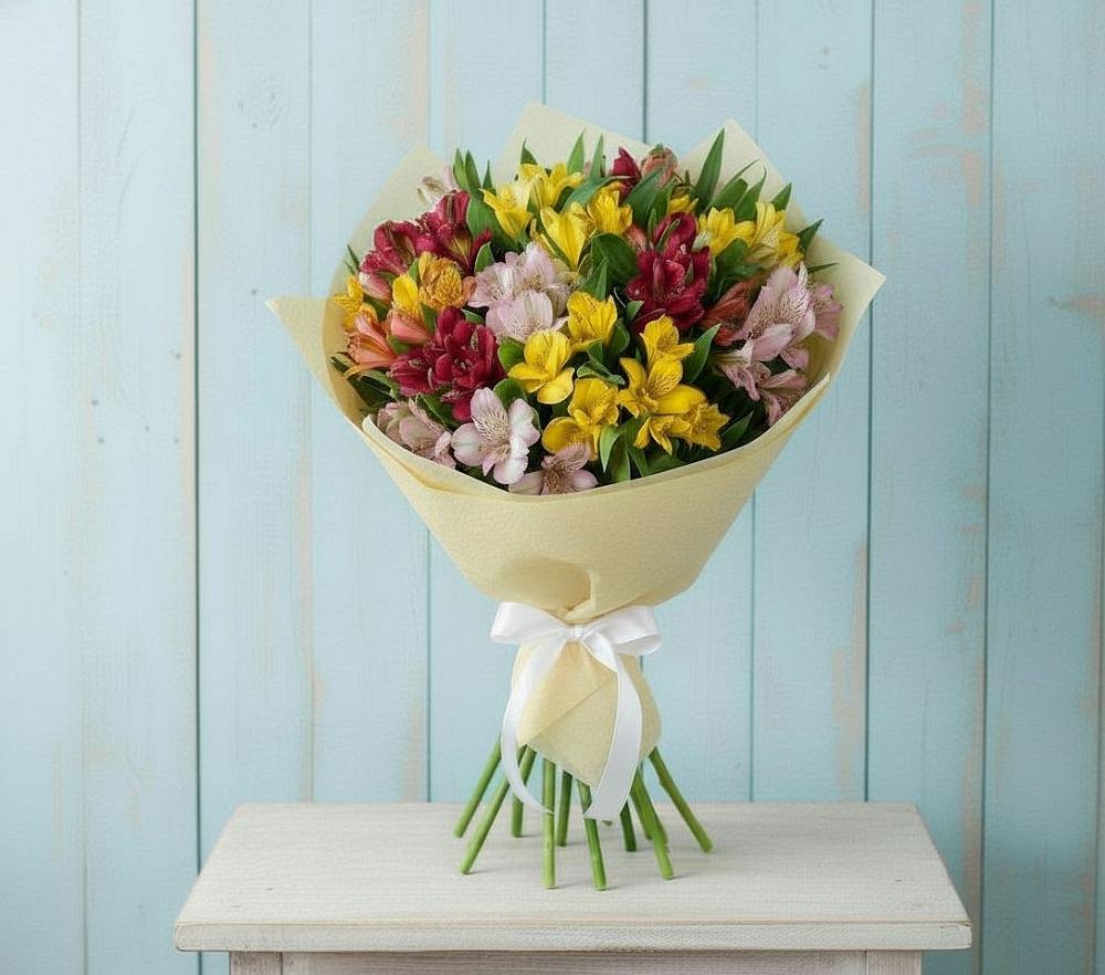 Букет цветов из: Альстромерии в Ивангороде