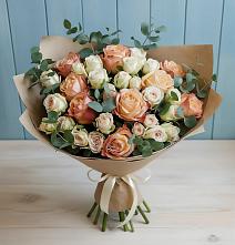 Букет цветов из:  Альстромерии и Розы #REPLACE_PRED# Ивангороде